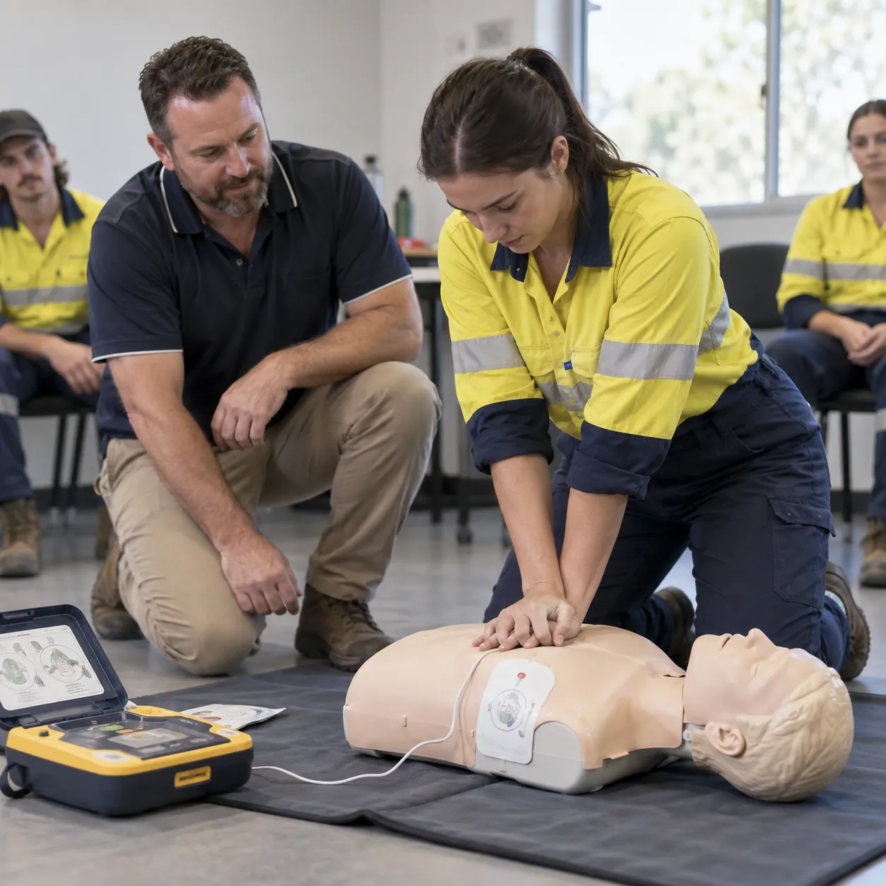 Provide cardiopulmonary resuscitation