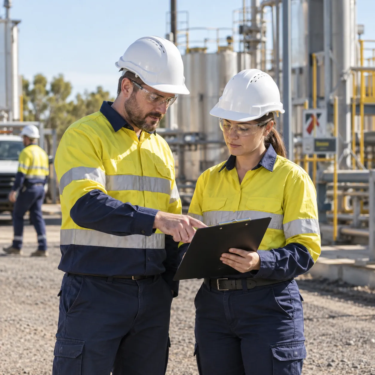 Work in accordance with an issued permit