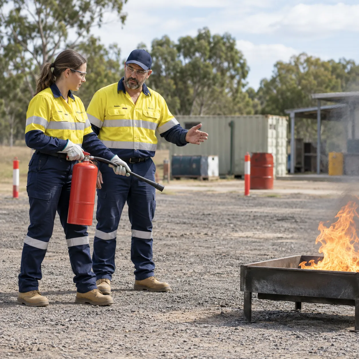 Undertake first response to fire incidents