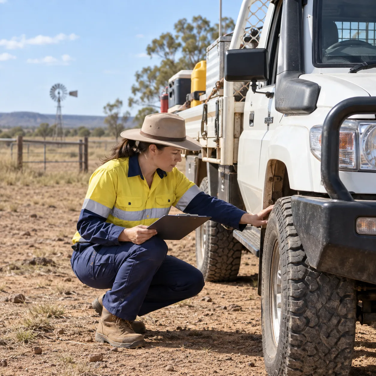 Operate vehicles in the field