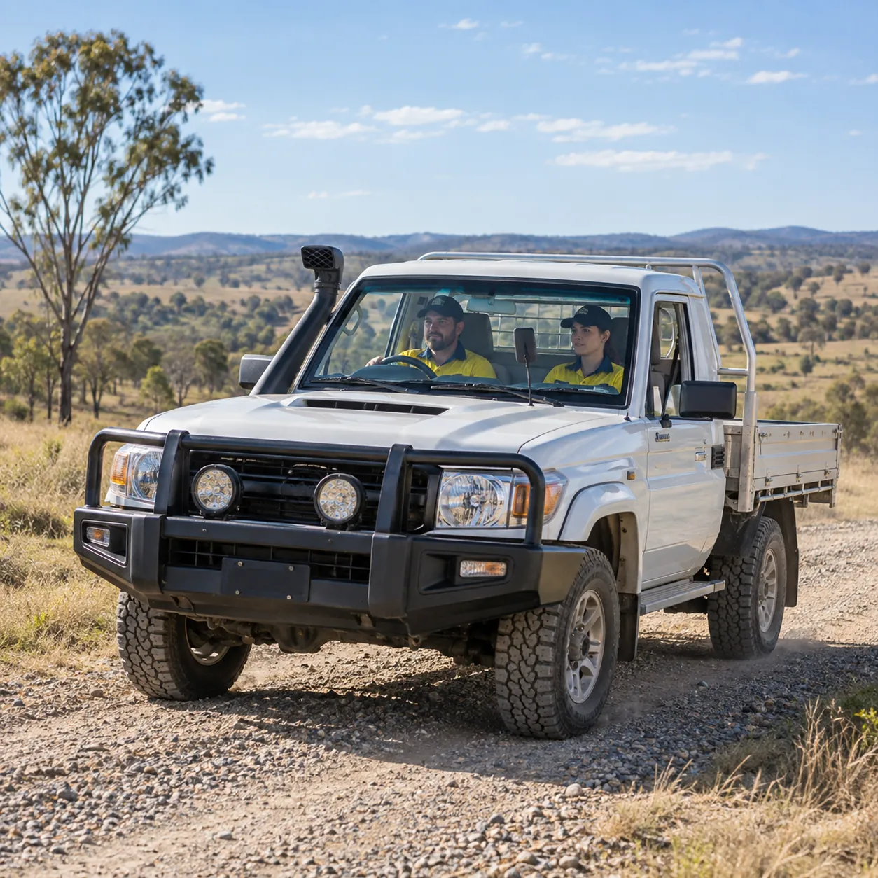 Operate and maintain a four wheel drive vehicle