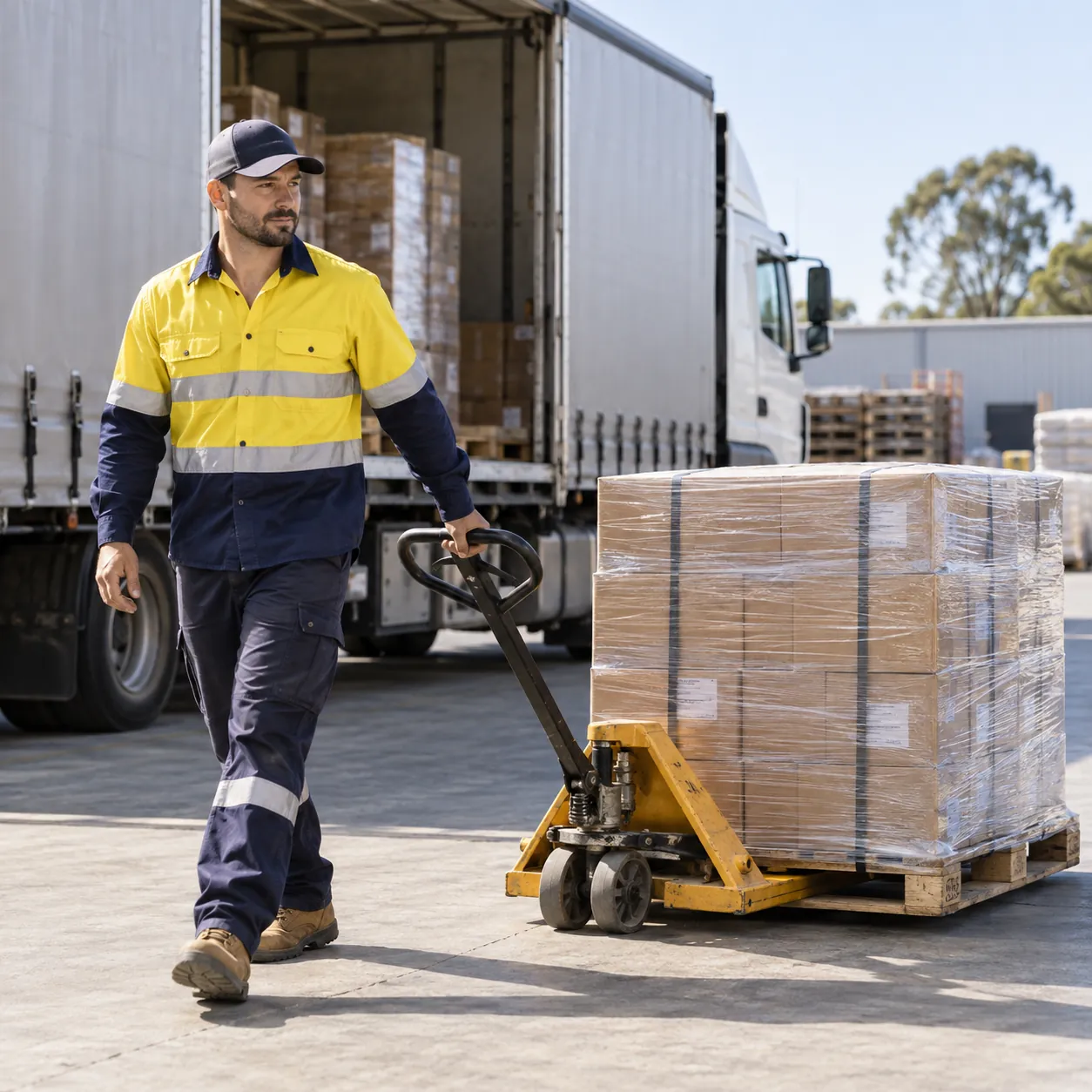 Load and unload goods/cargo