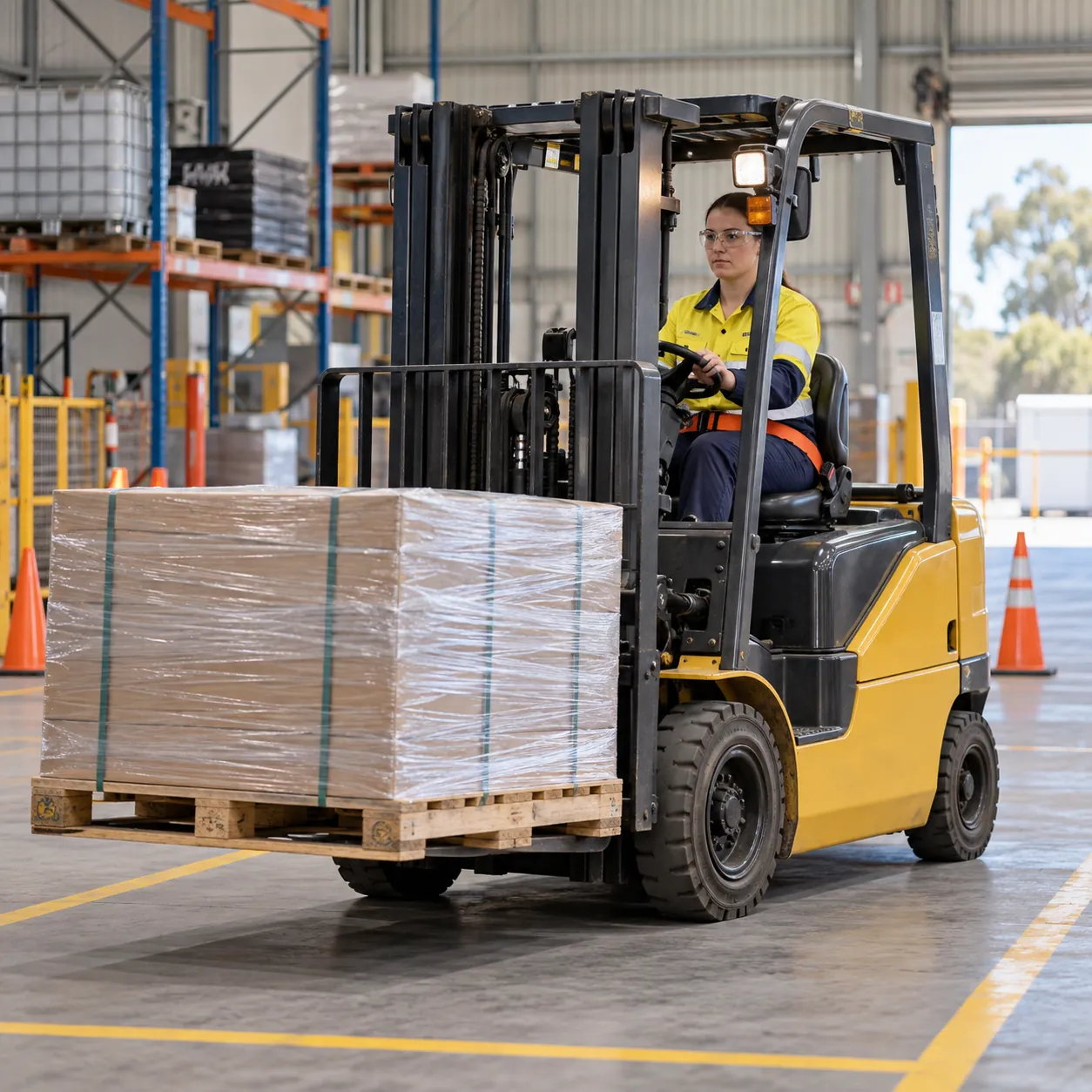Licence to operate a forklift truck