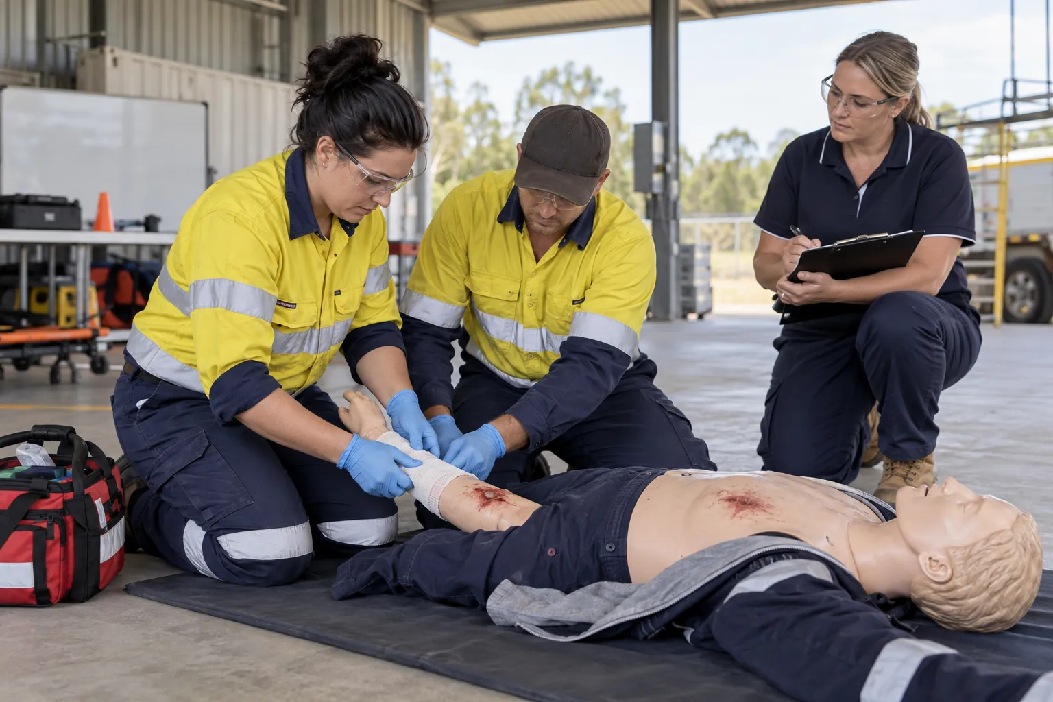 Trauma Simulation Training Exercises