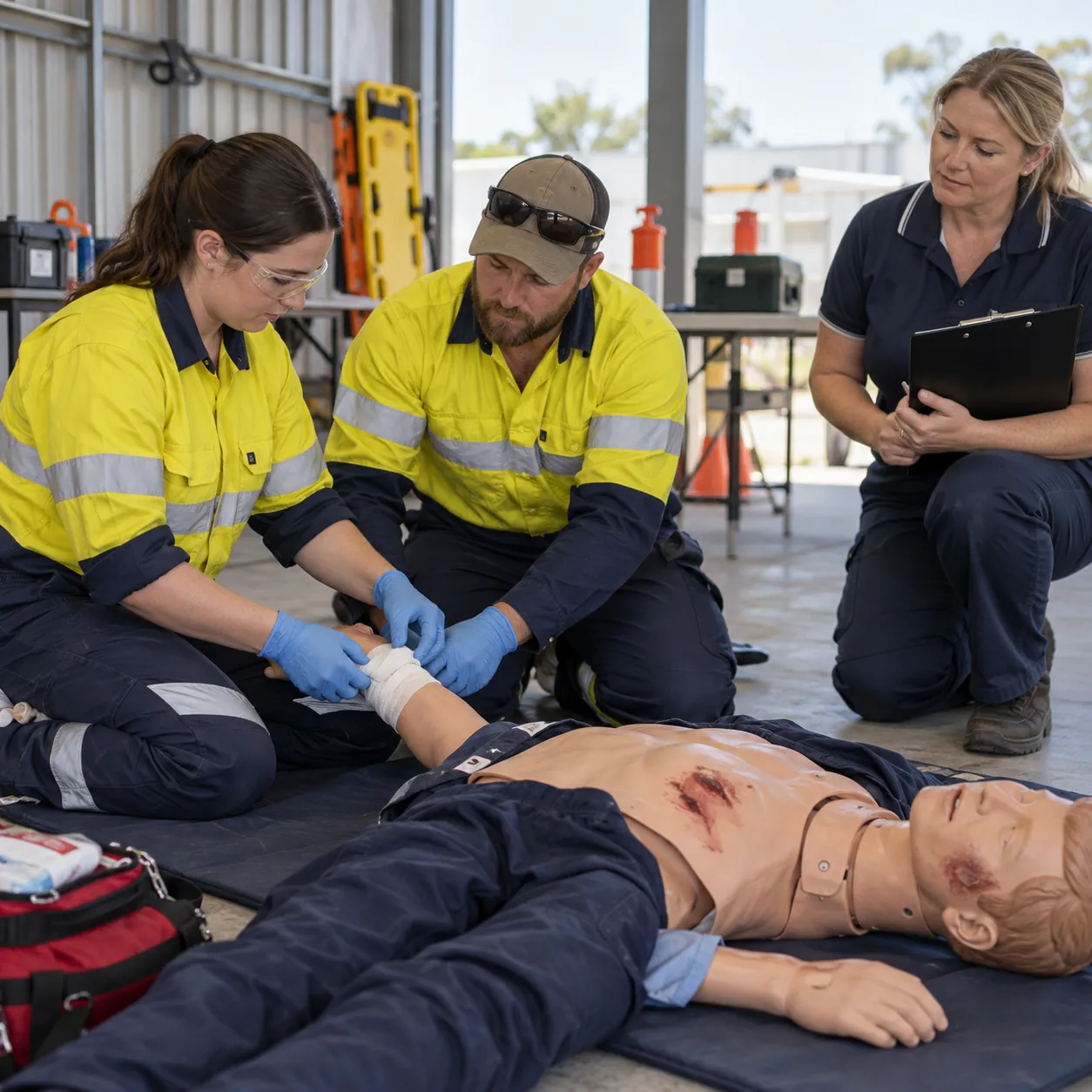 Trauma Simulation Training Exercises