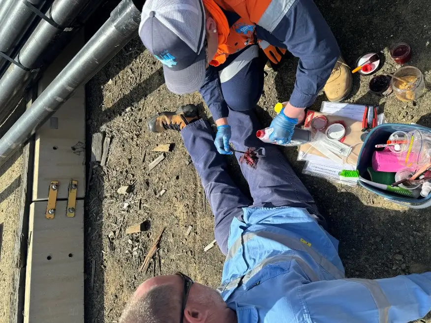 Scenario debrief and assessment during a simulation exercise