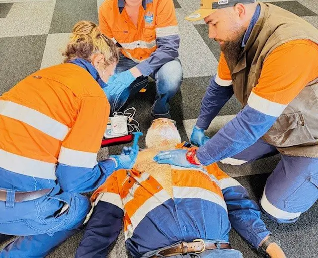 Trauma simulation training equipment and casualty setup